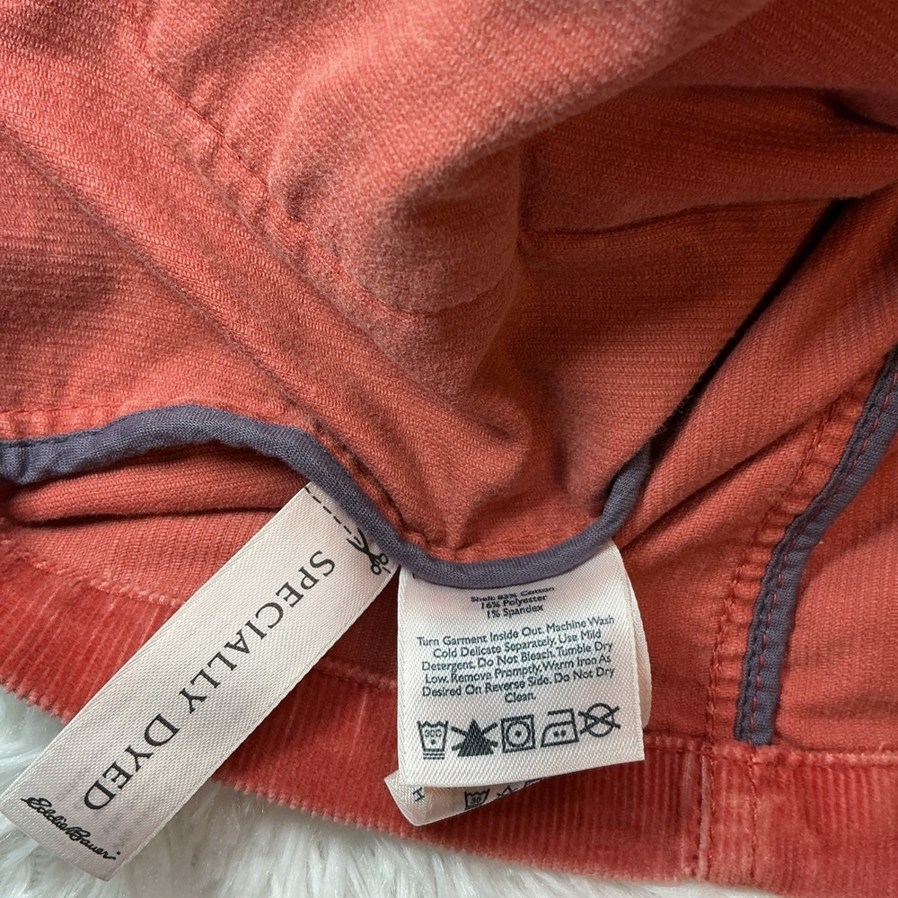 Eddie Bauer Women's Long Sleeve Large Petite Corduroy outdoor outfitter Jacket - Picture 7 of 9